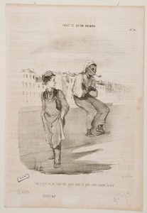 He Really Must Have Smoked Many Pipes by Honoré Daumier