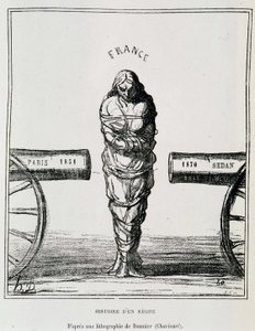 History of a Reign: France Caught Between Paris 1851 and Sedan 1870 (lithograph) by Honoré Daumier