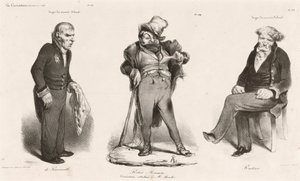 Huguet de Sémonville - Robert Macaire (Thiers) - Comte Roederer by Honoré Daumier