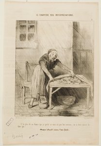 I lost more than six francs this month because of the sudden showers by Honoré Daumier