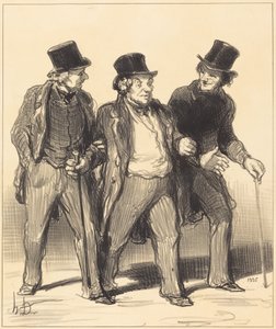 It seems to me that I see... a... dog... without a muzzle!... by Honoré Daumier