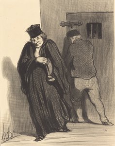 It Seems... That My Fellow is a Great Scoundrel... by Honoré Daumier