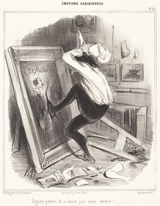 Ungrateful Homeland, You Will Not Have My Work! by Honoré Daumier