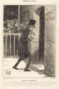 The Actor of the Funambules by Honoré Daumier