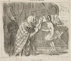 Love and His Mother by Honoré Daumier