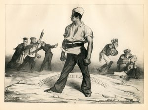 La Caricature (1830) Political, Satirical in B & W by Honoré Daumier
