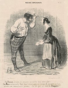 The Woman: I Just Discovered a Wick by Honoré Daumier