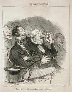 The Bench of Amateurs by Honoré Daumier