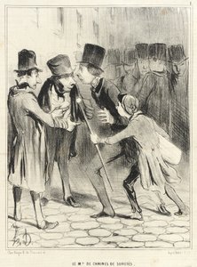 The Safety Chain Master by Honoré Daumier