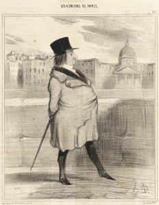 The Member of All Academies by Honoré Daumier