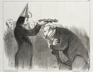 The Next Prize Distribution at the Académie Française by Honoré Daumier