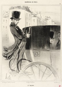 The Bailiff by Honoré Daumier