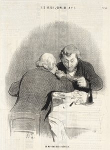 The Return of the Oysters by Honoré Daumier