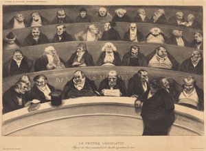 The Legislative Belly by Honoré Daumier