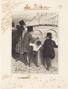 The Onlookers by Honoré Daumier