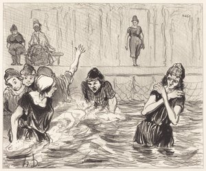 The Washerwomen by Honoré Daumier