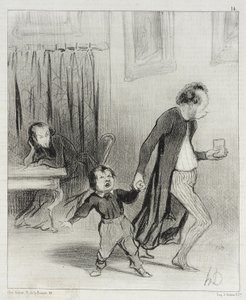 Les Bas-Bleus (series of prints) by Honoré Daumier