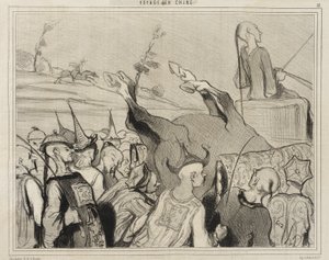 The Horse Races by Honoré Daumier