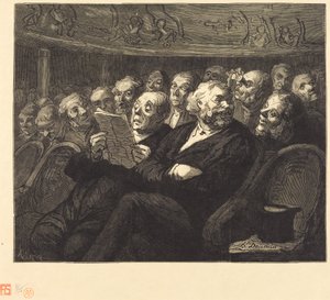 Orchestra Seats by Honoré Daumier