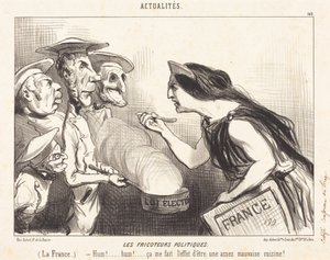 The Political Fricoteurs by Honoré Daumier