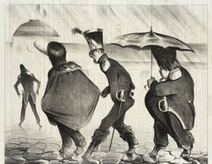 The Intrepid Ones by Honoré Daumier