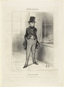Gold is a Chimera, Number 2 from the Series Parisian Emotions from Le Charivari by Honoré Daumier