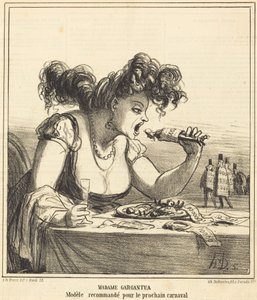 Madame Gargantua by Honoré Daumier
