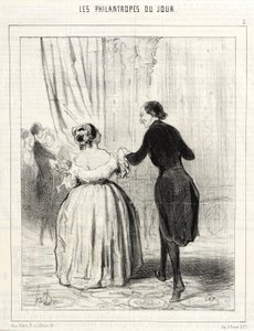 Madame... it is not enough to have danced for the benefit of these poor Poles... by Honoré Daumier