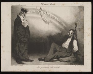 Modern Galileo, And yet it moves (from La Caricature) by Honoré Daumier