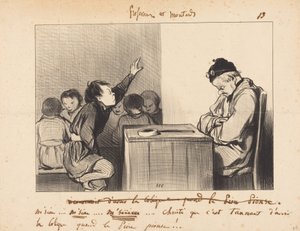 Sir... how tiresome it is to have colic when... by Honoré Daumier
