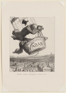 Nadar Elevating Photography to the Level of Art by Honoré Daumier