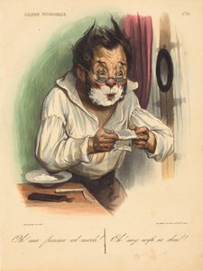 Oh! My Wife is Dead! by Honoré Daumier