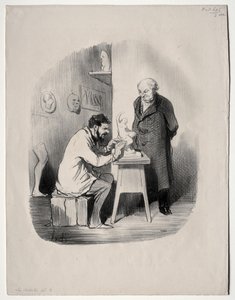 The Artists, plate 2: You must model me in this manner one day