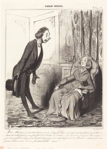 Yes, Madam, I am entirely devoted to our... Prince... by Honoré Daumier