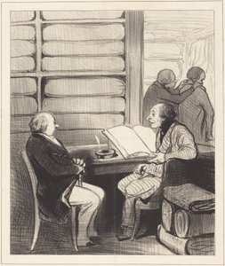 Yes, my dear Mr. Badoulard, I am going... by Honoré Daumier