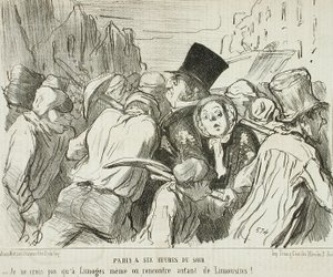 Paris at Six in the Evening by Honoré Daumier