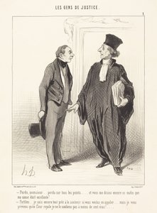 Lost, sir... lost on every point... by Honoré Daumier