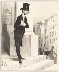 Pique-Assiette by Honoré Daumier