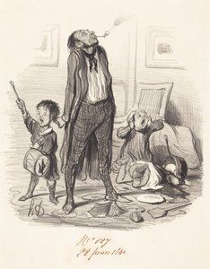 Classical Poet Composing an Eclogue by Honoré Daumier