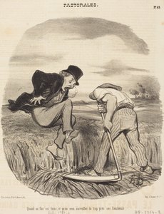When We Make Hay... by Honoré Daumier
