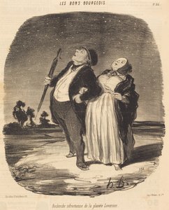 Unsuccessful Search for the Leverrier Planet by Honoré Daumier