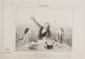 Robert Macaire, Professor of French by Honoré Daumier