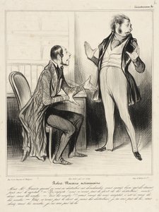 Robert Macaire Shareholder by Honoré Daumier