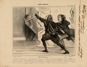 Robert Macaire No. 8: Dramatic Farce by Honoré Daumier