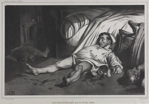 Rue Transnonain, April 15, 1834 by Honoré Daumier