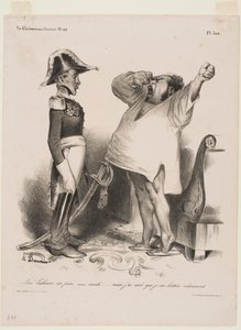 Sire! Lisbon has been captured by Honoré Daumier