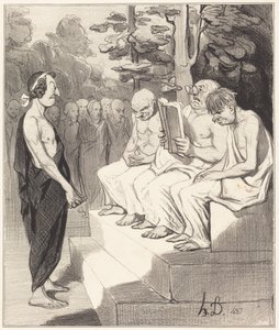 Telemachus Questioned by the Wise Men