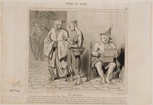 The Beggars by Honoré Daumier