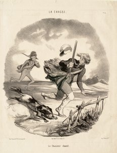 The Hunted Hunter by Honoré Daumier