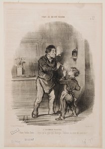 The Philosophic Rag Picker by Honoré Daumier